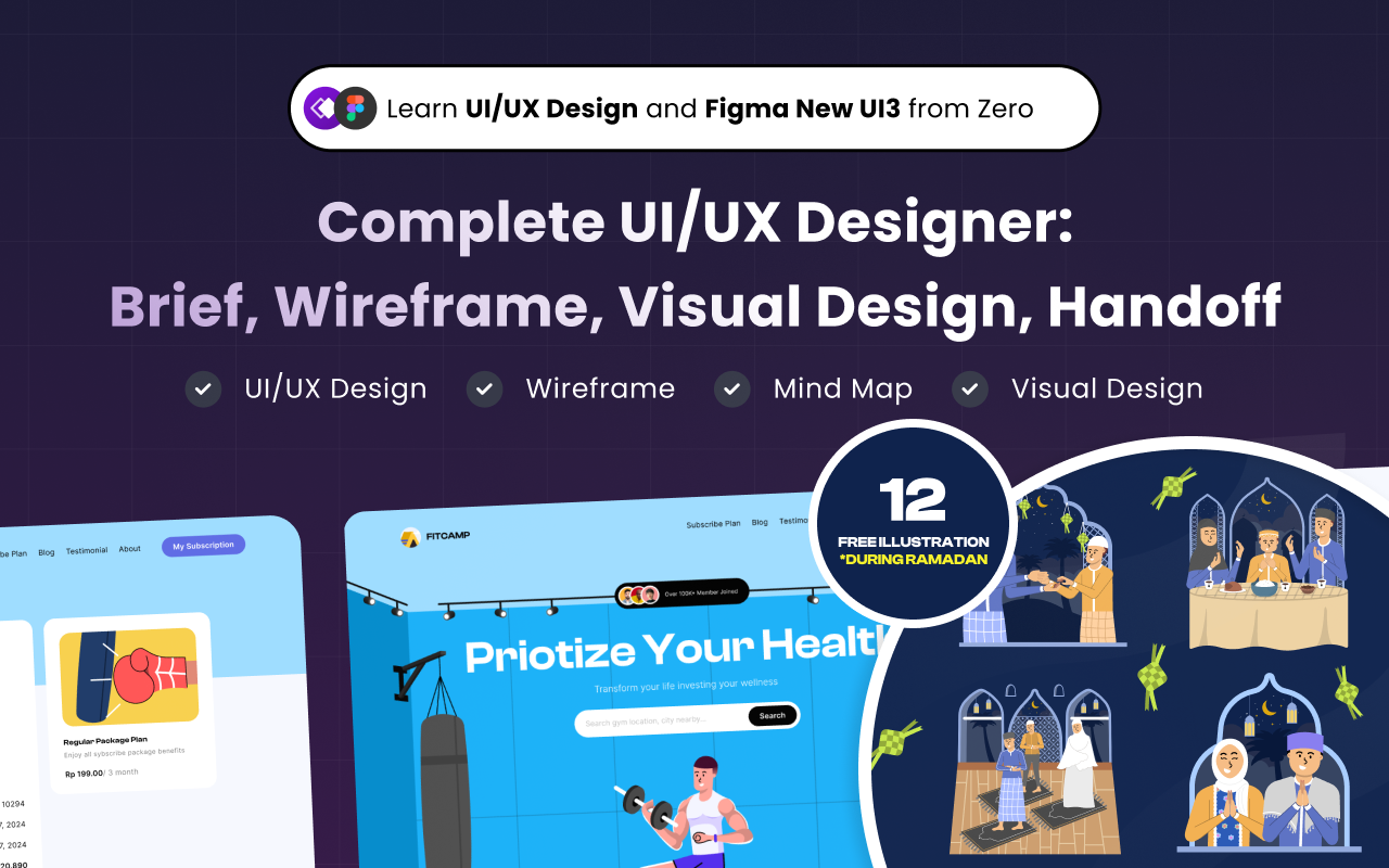 Kelas Complete UI Designer: Wireframe, Visual Design, Handoff di BuildWithAngga